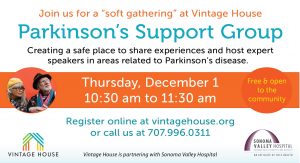 Parkinson event Nov 22