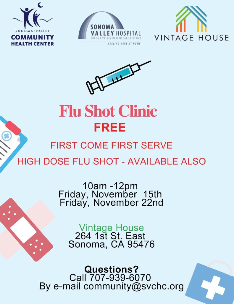 VH 2025 Flu Clinic Bilingual Page 1